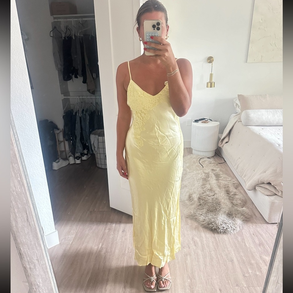 Bardot Canary Yellow Dress